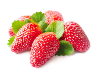 Ripe strawberry