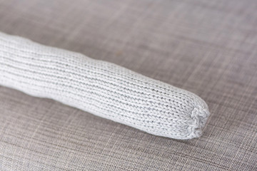 Chien de porte tricoté