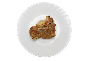 a piece of boiled beef