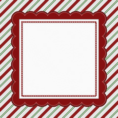 Green, Red and White Striped Candy Cane Striped Background