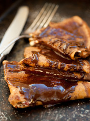 Chocolate pancakes