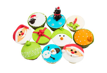 Beautiful festive cupcakes