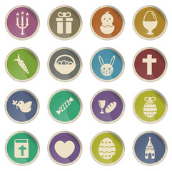 Easter day simply icons