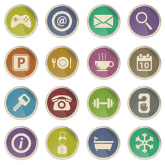 Hotel simply icons