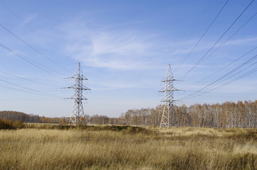  Towers of high voltage transmission lines