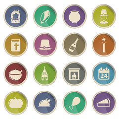 Thanksgiving simply icons