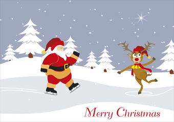 Funny Christmas Card © adirael