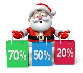The Santa Claus and the discount promotion