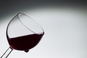 Wine pouring into a glass