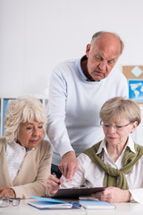 Group of senior people