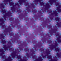 Seamless dark violet christmas pattern