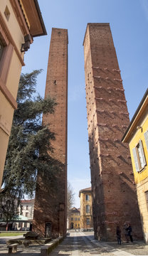 Pavia. Medieval towers