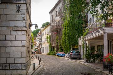 Fototapeta na wymiar Herceg Noni old town street