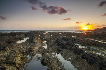 Obraz premium Coucher de soleil