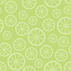 vector seamless citrus fruit  pattern