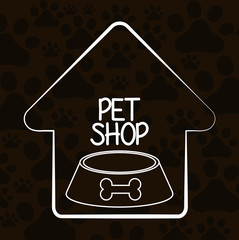 Animals pet shop graphic