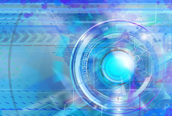 techno abstract background