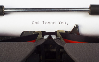 "God loves You"