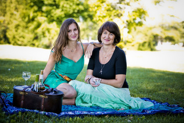 mother and daughter