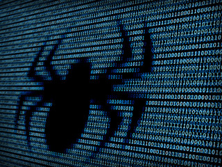 Spider in digital background / Concept of web crawler or web indexing