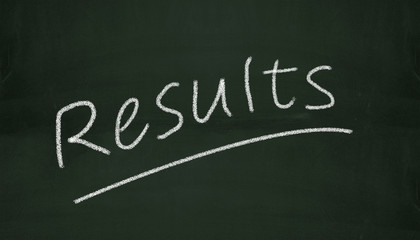 chalkboard results illustration