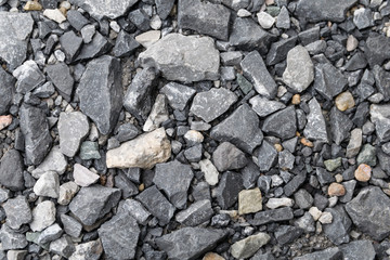pebble stones background. closeup of stones texture