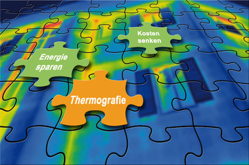 Thermografie 6 / Puzzle "Energie sparen, Kosten senken"