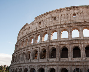 Fototapeta na wymiar Colosseum in Rome Italy