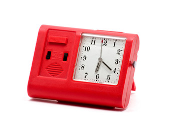 Red soviet clock