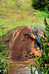 Colorful Iron Oxide on Chocolate Pot