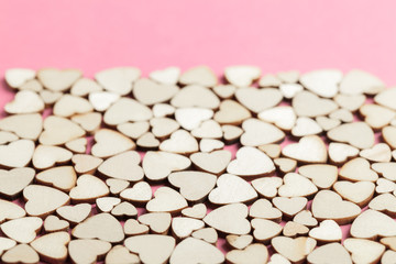 the small wooden hearts