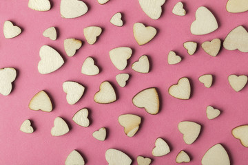 the small wooden hearts