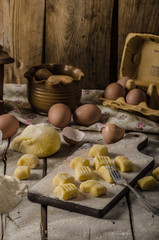 Homemade potato gnocchi