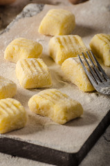 Homemade potato gnocchi