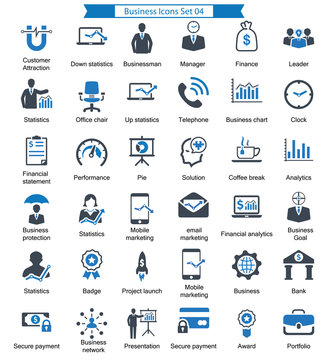 Business Icons Set 04