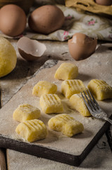 Homemade potato gnocchi
