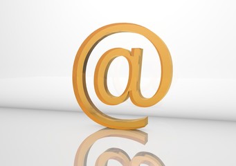 Das @-Symbol steht als Synonym f&uuml;r das Internet und E-Mail.