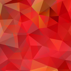 Fototapeta premium Abstract vector background with red polygons.
