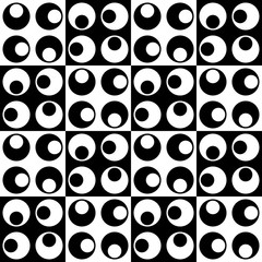 Seamless Circle and Square Pattern