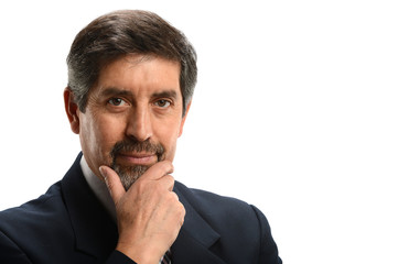 Mature Hispanic Businessman