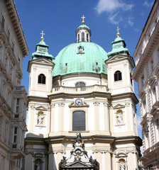 Fototapeta premium St. Peter's Church in Vienna, Austria