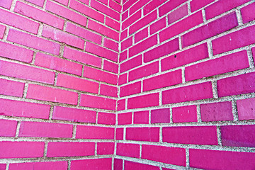 pink brick wall pattern texture for background
