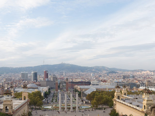 Beautiful view of Barcelona