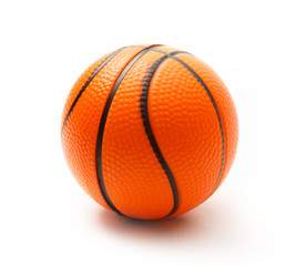 Fototapeta premium Basketball on white background