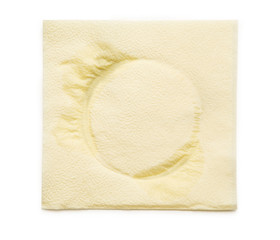 Dirty napkin