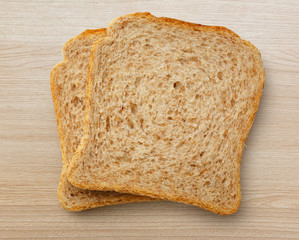 Two bread slices