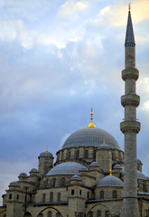 Fototapeta na wymiar New Mosque in Istanbul, Turkey
