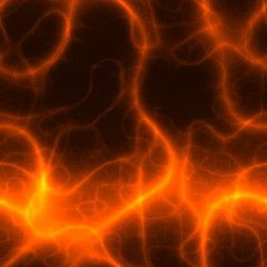 Electric charge or burning flame flaring in the dark