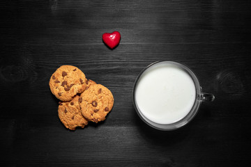 Cookies and milk for Santa Clause