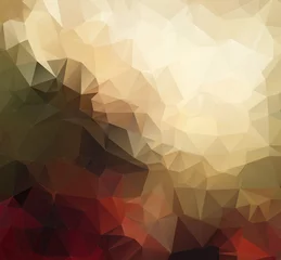 Fototapeten Colorful geometric background with triangles © igor_shmel
